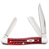 Case Cutlery Knife, Pw Old Red Bone Med Stockman 00786